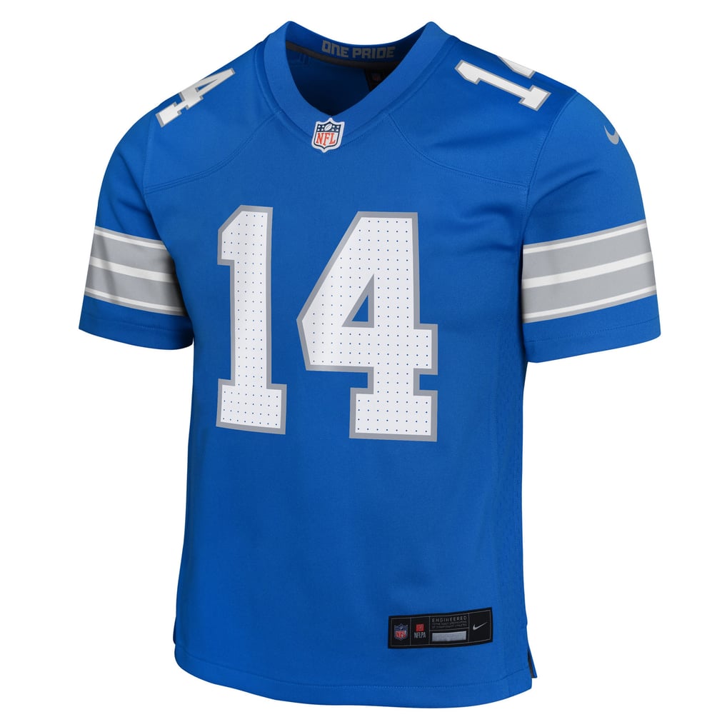 Youth Detroit Lions Amon-Ra St. Brown Nike Blue Game Jersey - Image 3