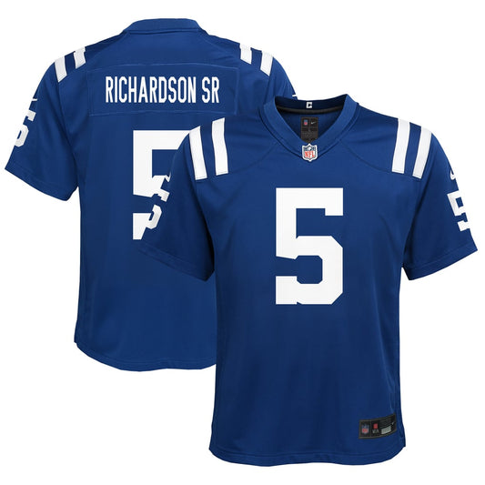 Youth Indianapolis Colts Anthony Richardson Sr. Nike Royal Game Jersey - Image 1