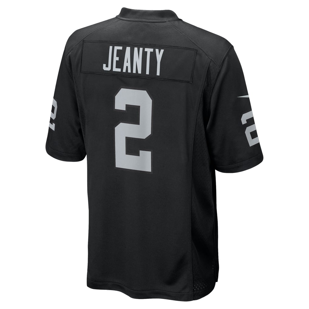 Youth Las Vegas Raiders Ashton Jeanty Nike Black Game Jersey - Image 4