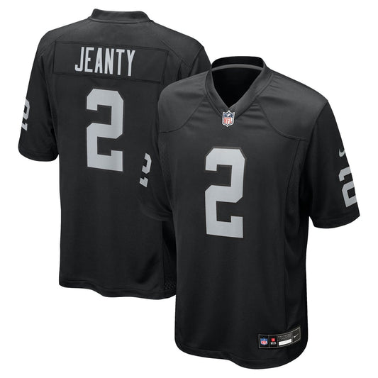 Youth Las Vegas Raiders Ashton Jeanty Nike Black Game Jersey - Image 1