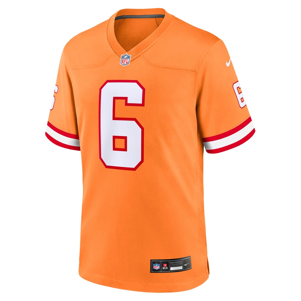 Youth Tampa Bay Buccaneers Baker Mayfield Nike Orange Alternate Game Jersey - Image 3