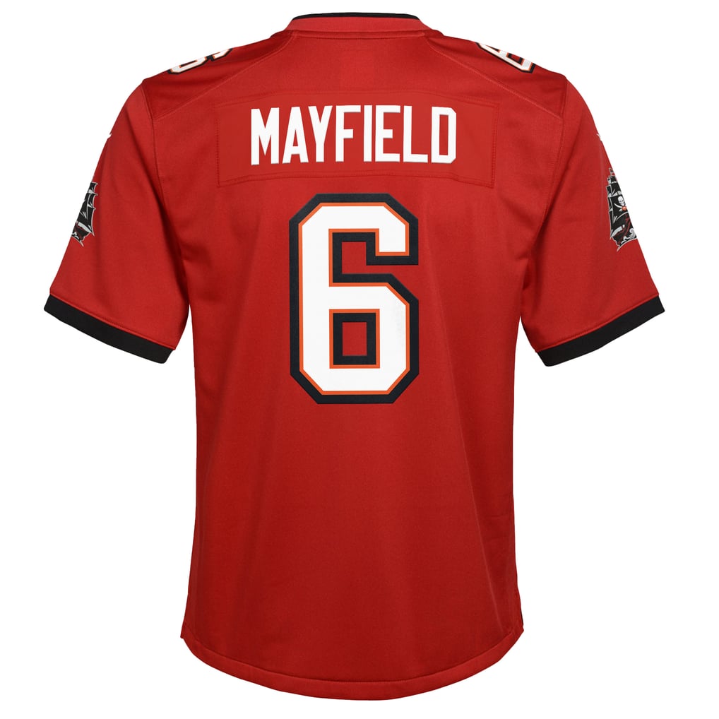 Youth Tampa Bay Buccaneers Baker Mayfield Nike Red Game Jersey - Image 4