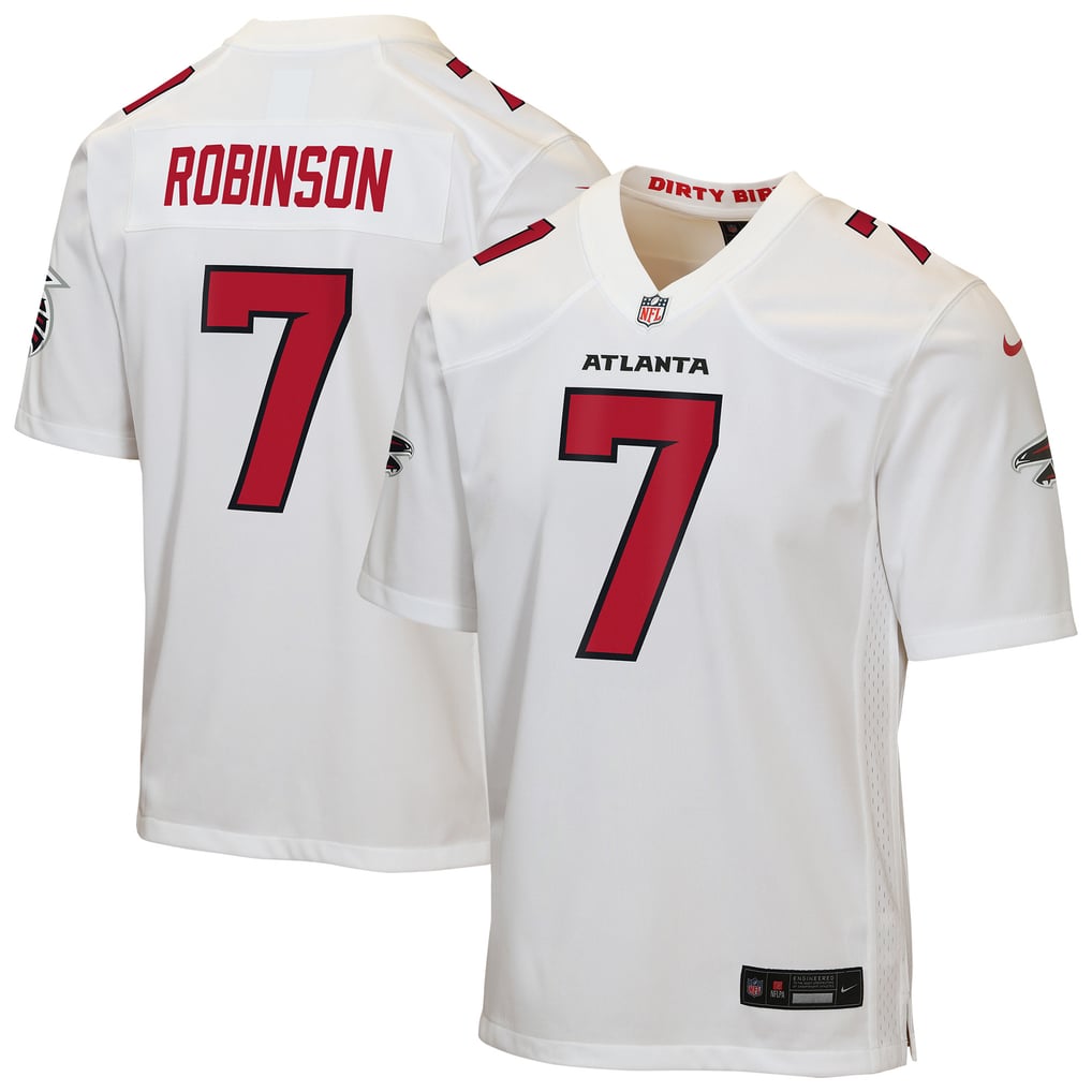 Youth Atlanta Falcons Bijan Robinson Nike White Game Jersey