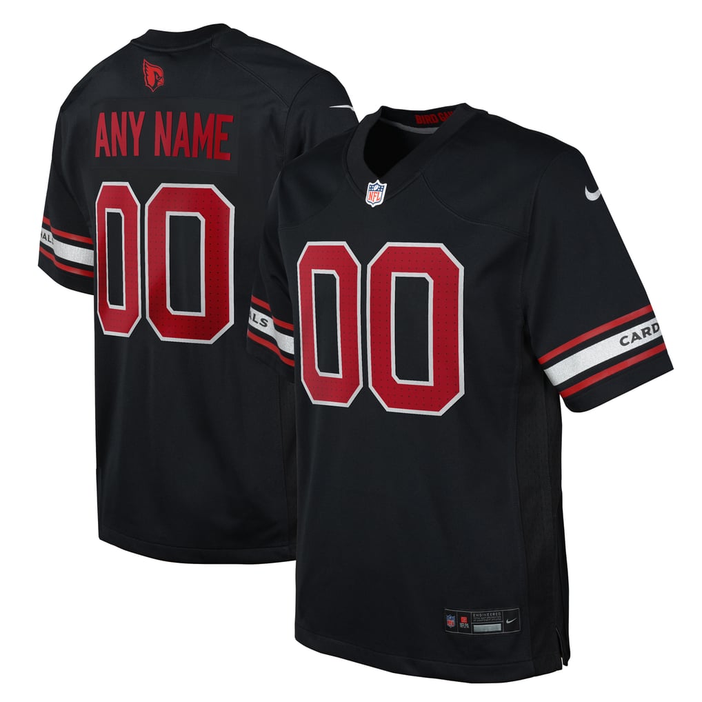 Youth Arizona Cardinals Nike Black Alternate Custom Game Jersey - Image 2