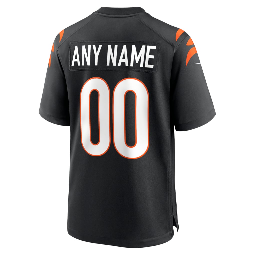 Youth Cincinnati Bengals Nike Black Logo Game Custom Jersey - Image 4