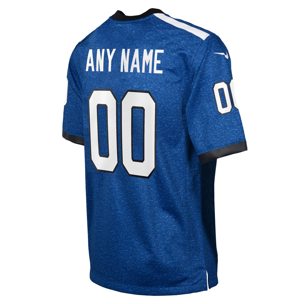 Youth Indianapolis Colts  Nike Blue Indiana Nights Alternate Custom Game Jersey - Image 4