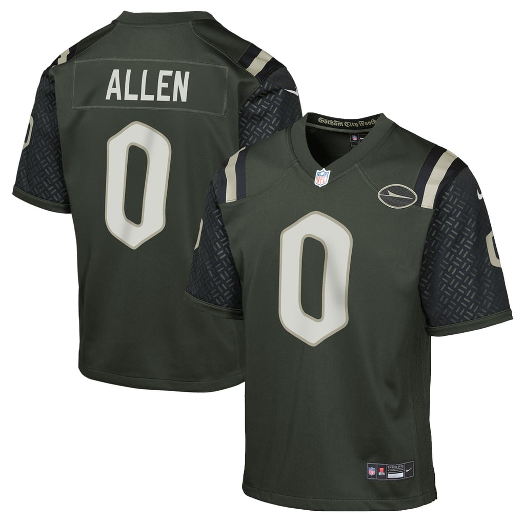 Youth New York Jets Braelon Allen Nike Gotham Green 2025 Rivalries Collection Game Jersey - Image 2