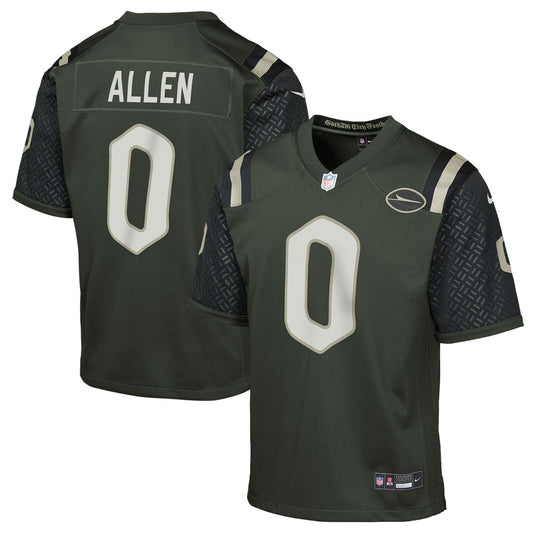 Youth New York Jets Braelon Allen Nike Gotham Green 2025 Rivalries Collection Game Jersey - Image 1