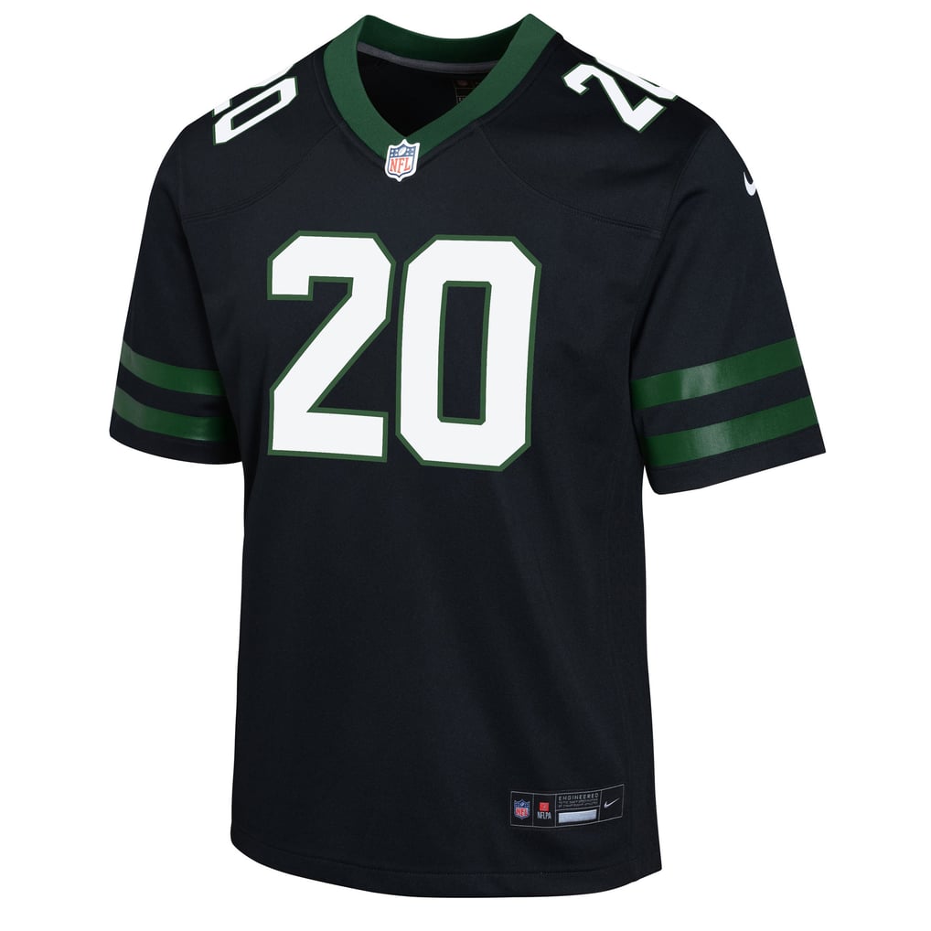 Youth New York Jets Breece Hall Nike Black Game Jersey - Image 3