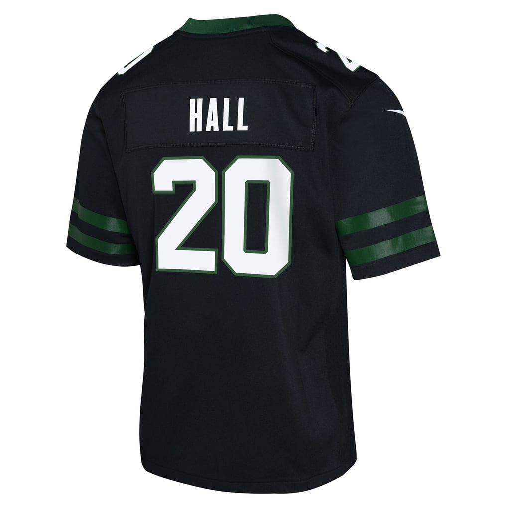 Youth New York Jets Breece Hall Nike Black Game Jersey - Image 4