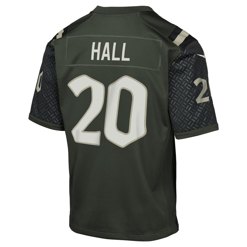 Youth New York Jets Breece Hall Nike Gotham Green 2025 Rivalries Collection Game Jersey - Image 4