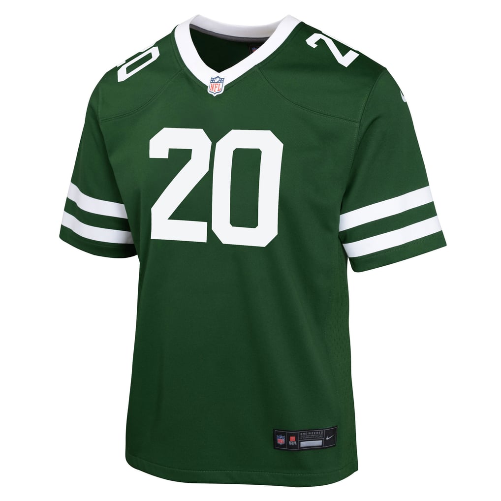 Youth New York Jets Breece Hall Nike Green Game Jersey - Image 3