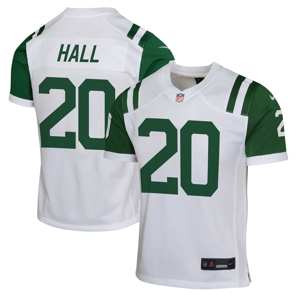 Youth New York Jets Breece Hall Nike White Game Jersey - Image 2