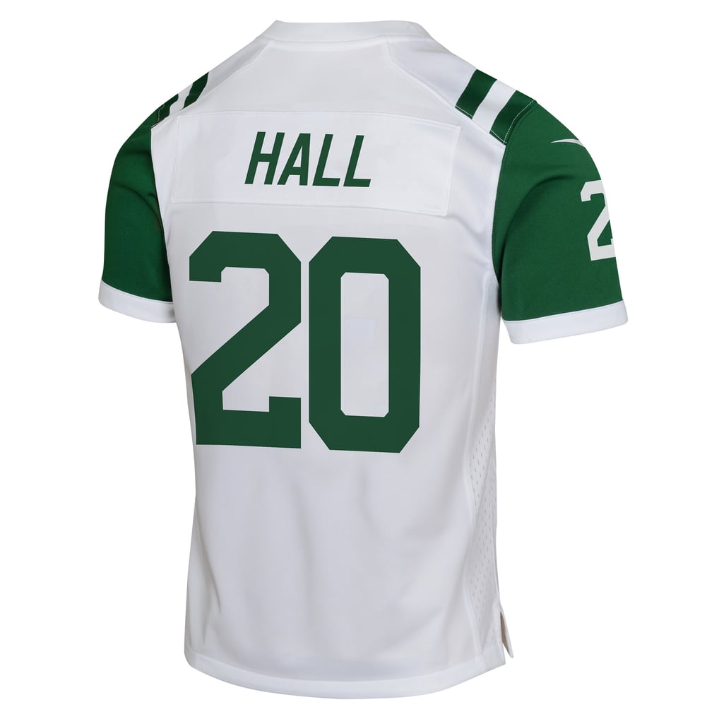 Youth New York Jets Breece Hall Nike White Game Jersey - Image 4