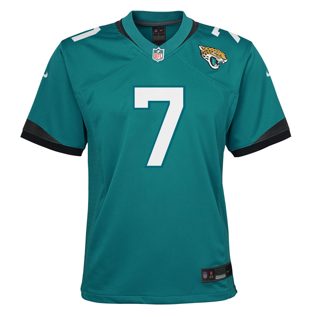 Youth Jacksonville Jaguars Brian Thomas Jr. Nike Teal Team Game Jersey - Image 3