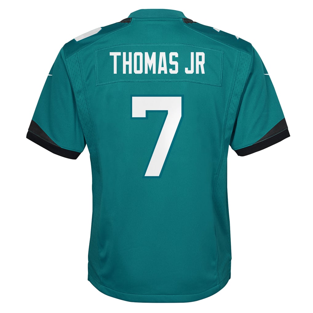 Youth Jacksonville Jaguars Brian Thomas Jr. Nike Teal Team Game Jersey - Image 4