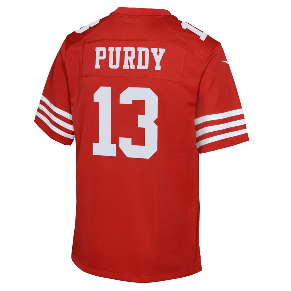 Youth San Francisco 49ers Brock Purdy Nike Scarlet Game Jersey - Image 4
