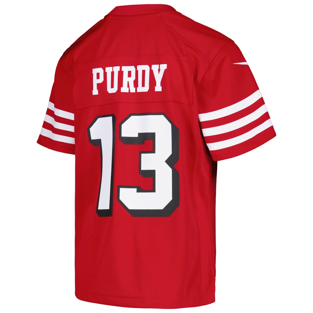 Youth San Francisco 49ers Brock Purdy Nike Scarlet Game Jersey - Image 4