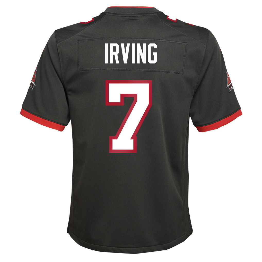 Youth Tampa Bay Buccaneers Bucky Irving Nike Pewter Alternate Game Jersey - Image 4