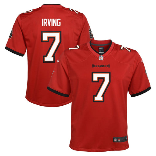 Youth Tampa Bay Buccaneers Bucky Irving Nike Red Game Jersey - Image 1
