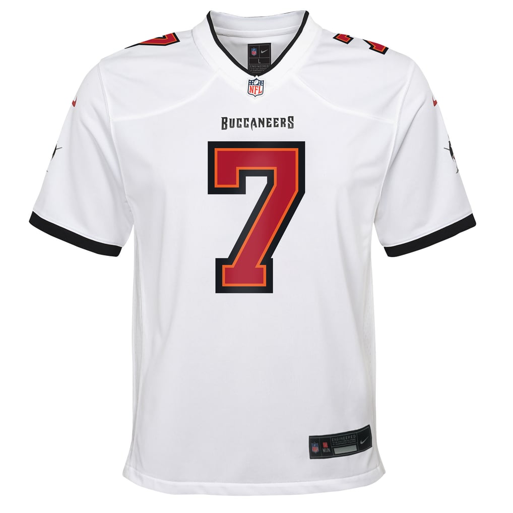 Youth Tampa Bay Buccaneers Bucky Irving Nike White White Game Jersey - Image 3