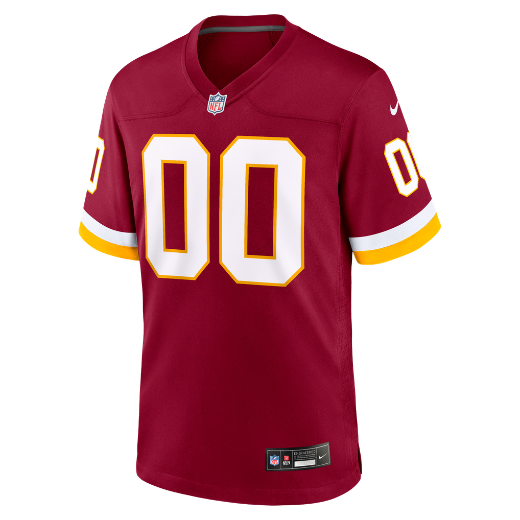 Youth Washington Commanders Nike Burgundy Custom Game Jersey - Image 3