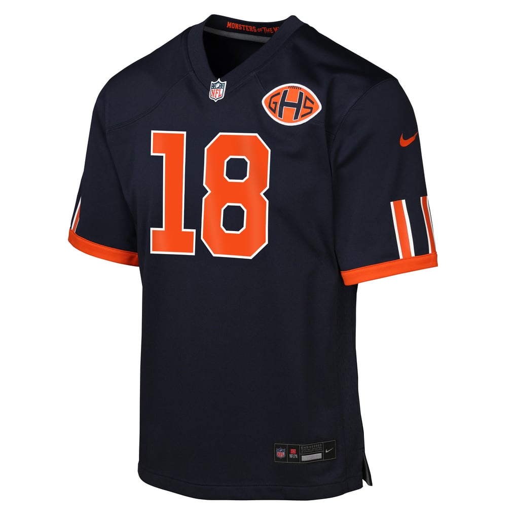 Youth Chicago Bears Caleb Williams Nike Navy 2026 Rivalries Collection Game Jersey - Image 3