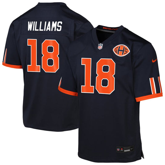 Youth Chicago Bears Caleb Williams Nike Navy 2026 Rivalries Collection Game Jersey - Image 1