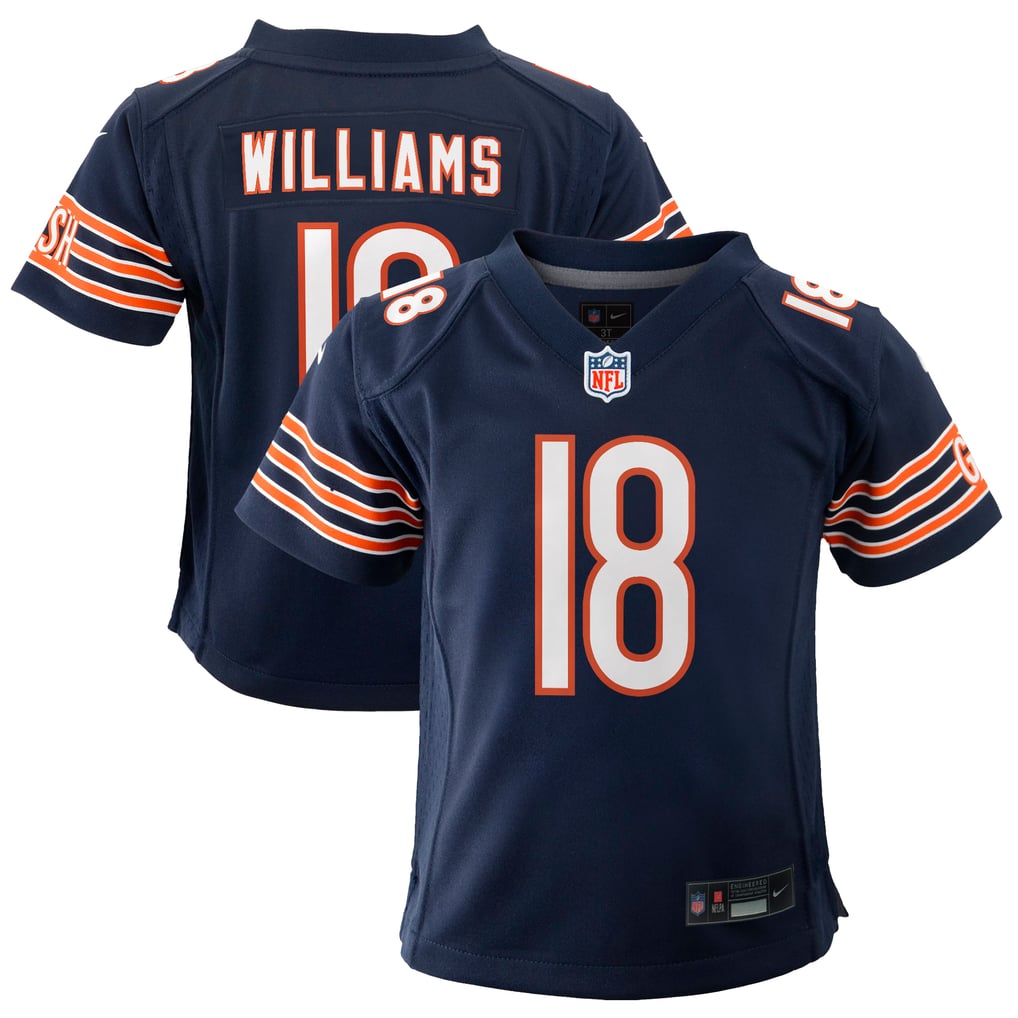 Youth Chicago Bears Caleb Williams Nike Navy Game Jersey - Image 1