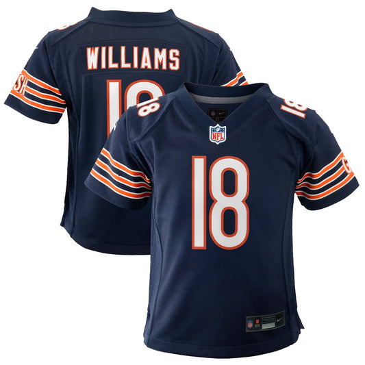 Youth Chicago Bears Caleb Williams Nike Navy Game Jersey - Image 1