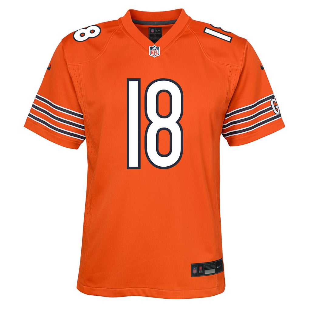 Youth Chicago Bears Caleb Williams Nike Orange Game Jersey - Image 3