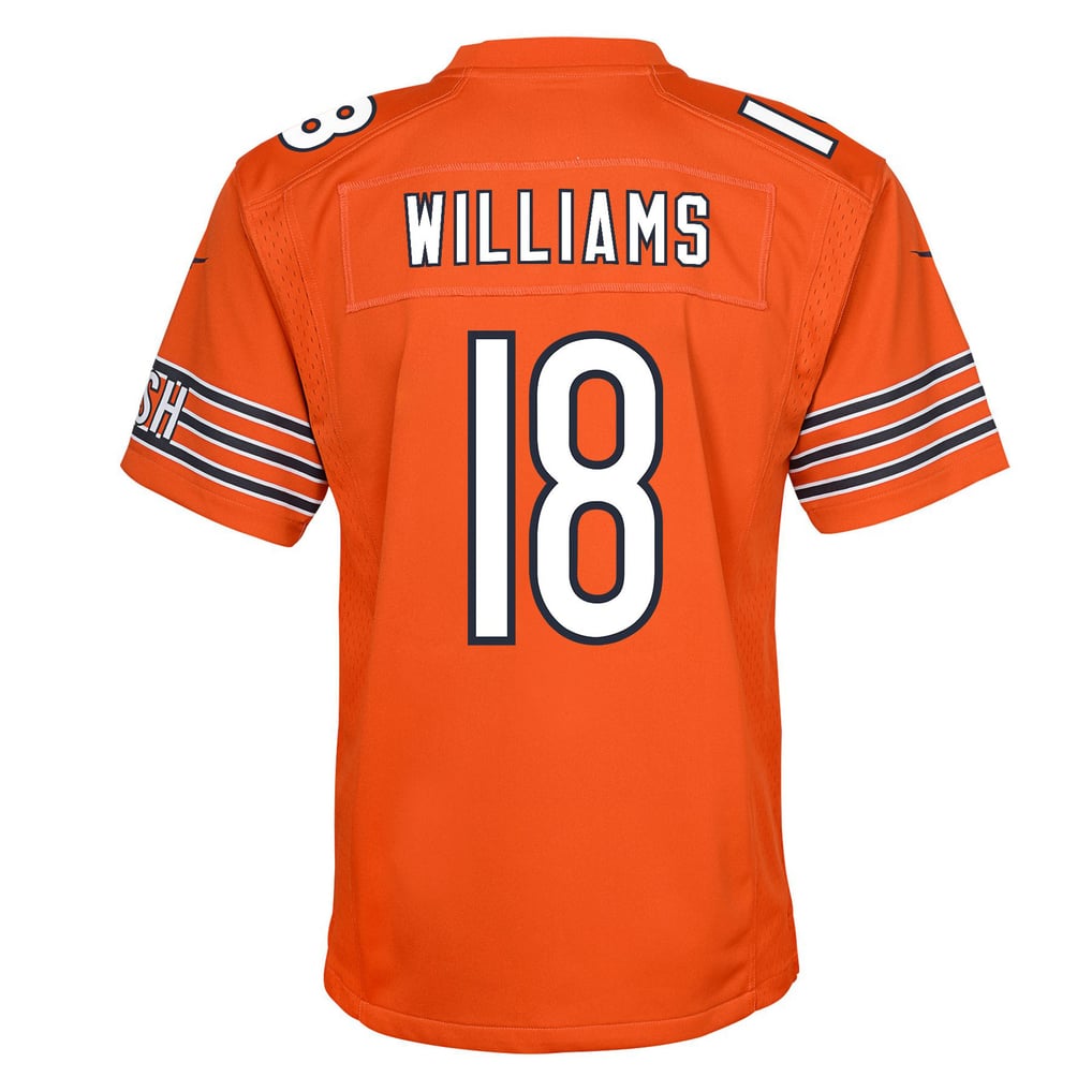Youth Chicago Bears Caleb Williams Nike Orange Game Jersey - Image 4