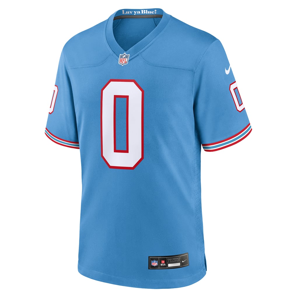 Youth Tennessee Titans Calvin Ridley Nike Light Blue Game Jersey - Image 3