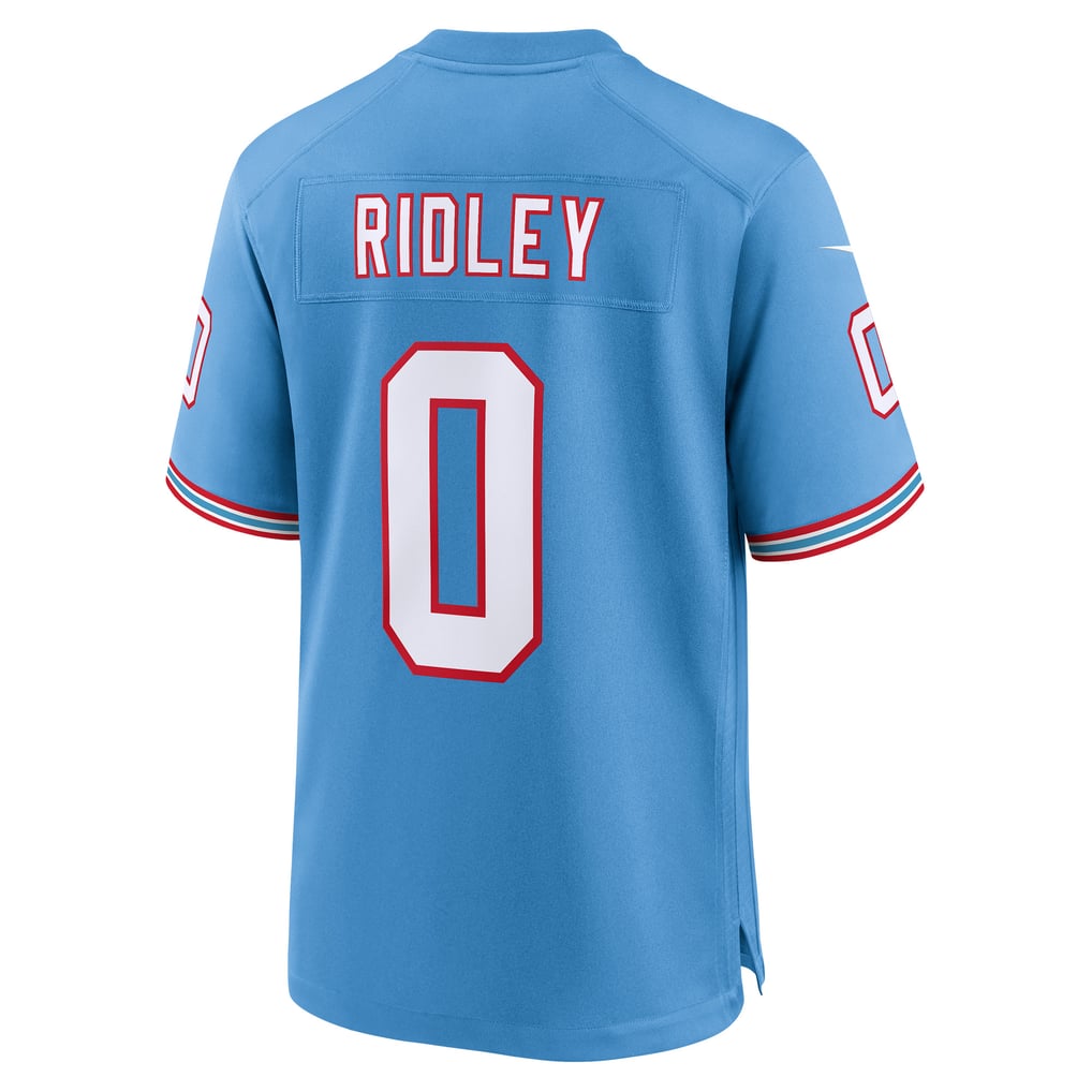 Youth Tennessee Titans Calvin Ridley Nike Light Blue Game Jersey - Image 4