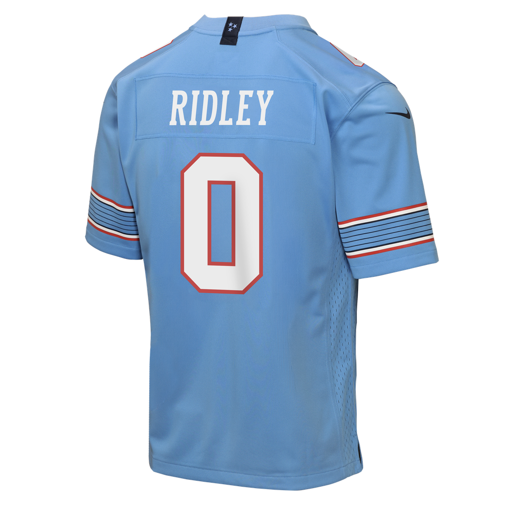 Youth Tennessee Titans Calvin Ridley Nike Light Blue Game Jersey - Image 4