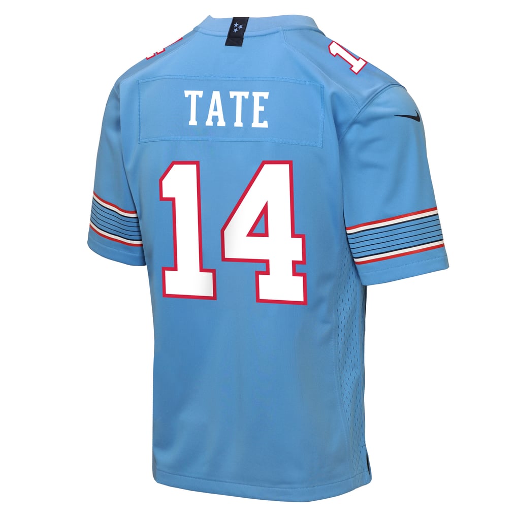 Youth Tennessee Titans Carnell Tate Nike Light Blue Team Game Jersey - Image 4