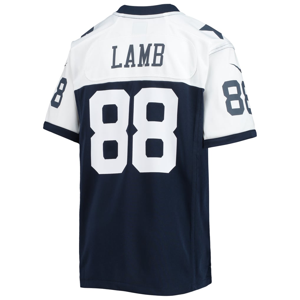 Youth Dallas Cowboys CeeDee Lamb Nike Navy Alternate Team Game Jersey - Image 4
