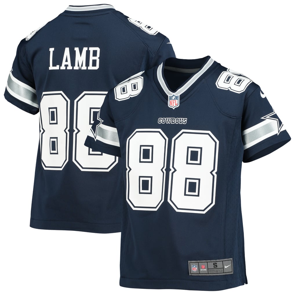 Youth Dallas Cowboys CeeDee Lamb Nike Navy Player Game Jersey - Image 2