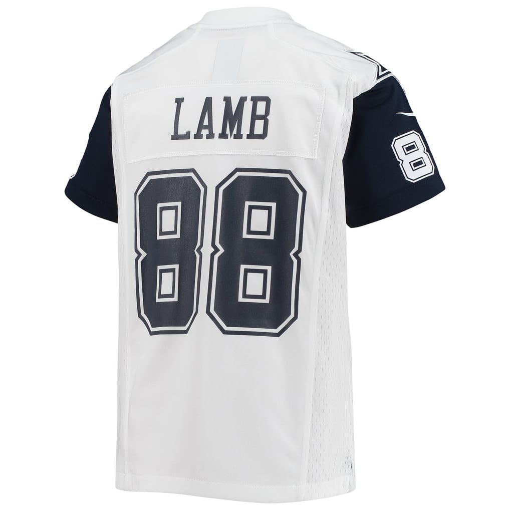 Youth Dallas Cowboys CeeDee Lamb Nike White Alternate Game Jersey - Image 4