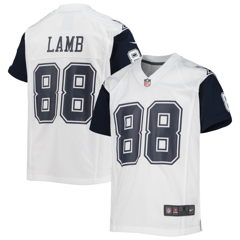 Youth Dallas Cowboys CeeDee Lamb Nike White Alternate Game Jersey - Image 1