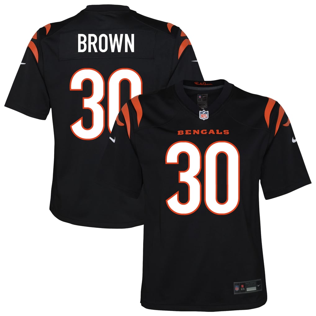 Youth Cincinnati Bengals Chase Brown Nike Black Youth - Image 1