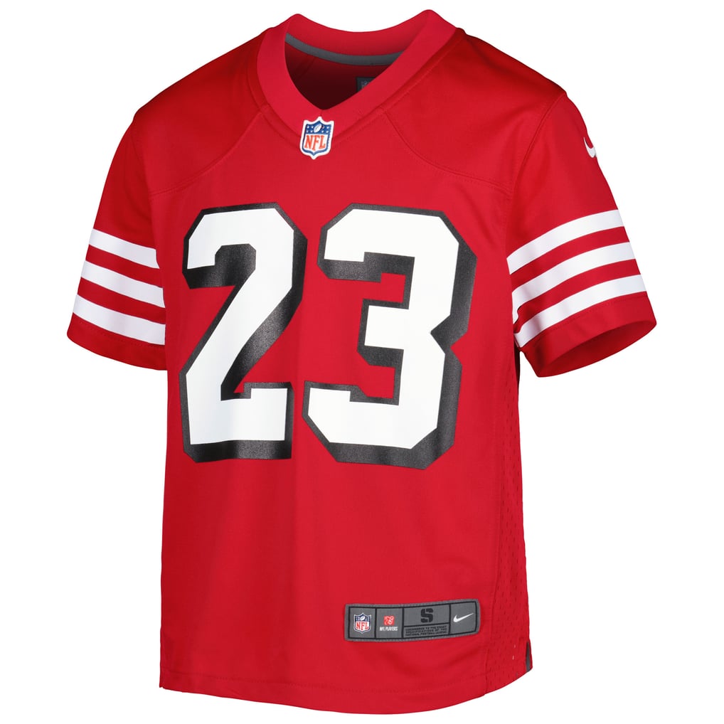 Youth San Francisco 49ers Christian McCaffrey Nike Scarlet Game Jersey - Image 3
