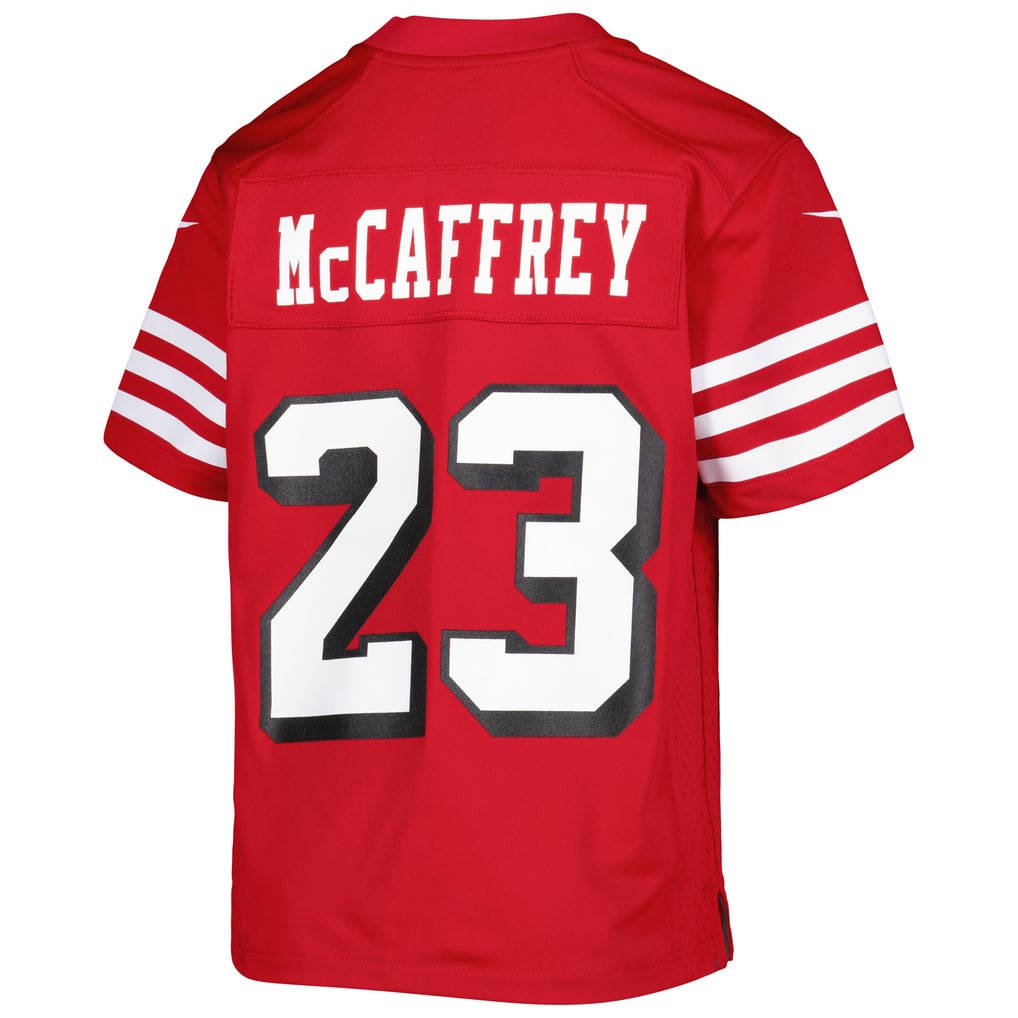 Youth San Francisco 49ers Christian McCaffrey Nike Scarlet Game Jersey - Image 4