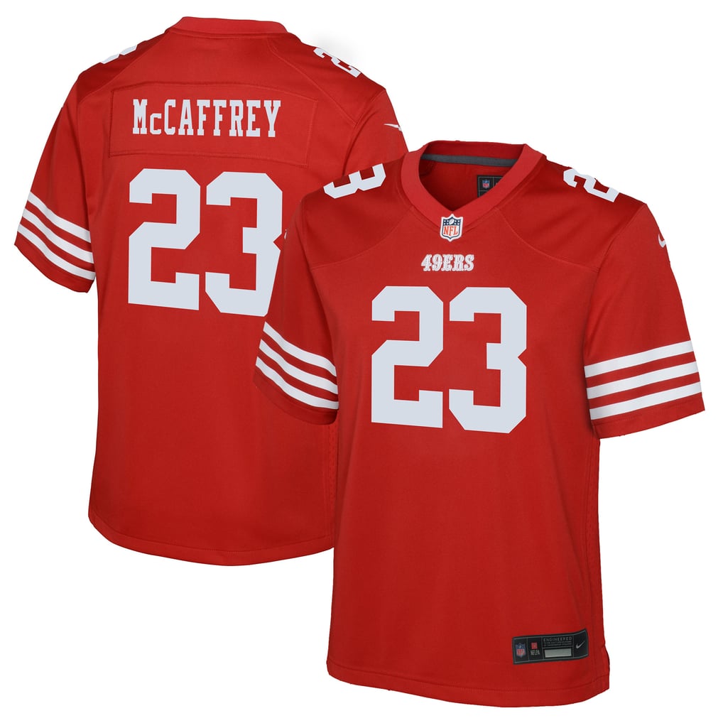 Youth San Francisco 49ers Christian McCaffrey Nike Scarlet Game Jersey - Image 2