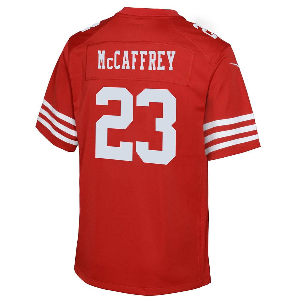 Youth San Francisco 49ers Christian McCaffrey Nike Scarlet Game Jersey - Image 4