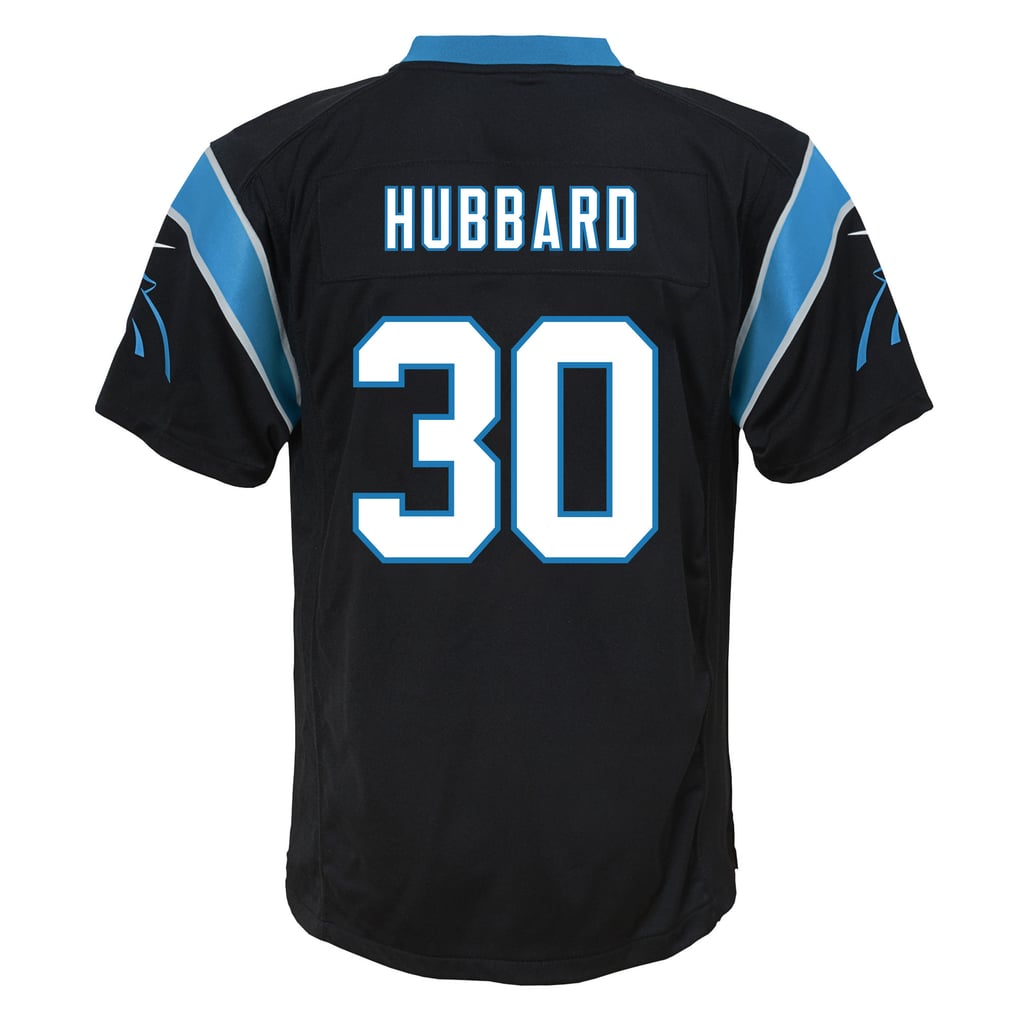 Youth Carolina Panthers Chuba Hubbard Nike Black Team Game Jersey - Image 4