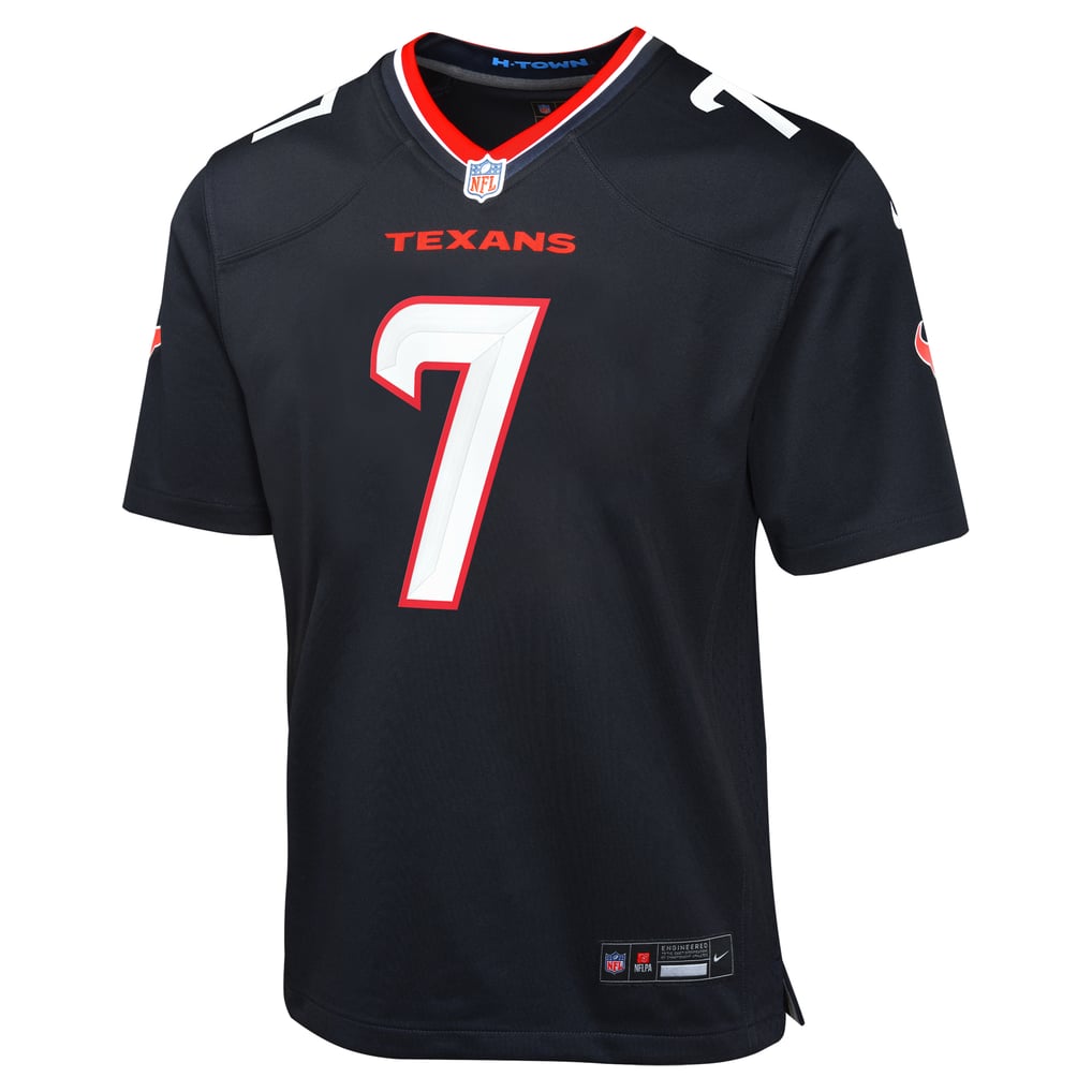 Youth Houston Texans C.J. Stroud Nike Navy Game Jersey - Image 3