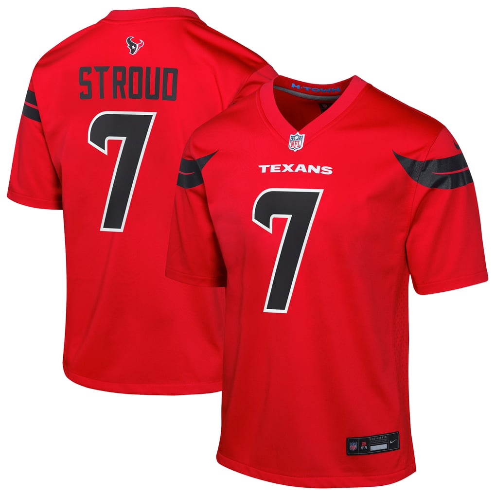 Youth Houston Texans C.J. Stroud Nike Red Game Jersey - Image 2