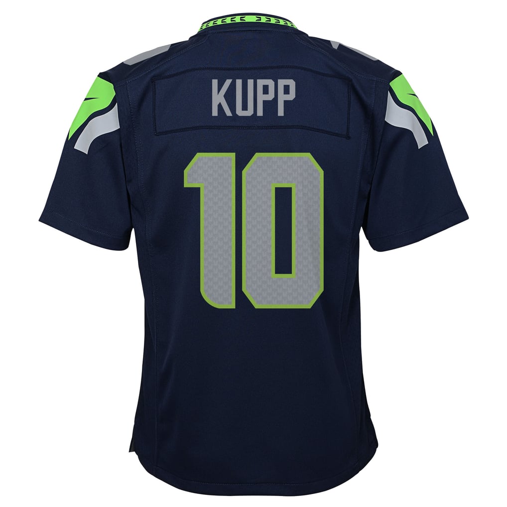 Youth Seattle Seahawks Cooper Kupp Nike College Navy Game Jersey - Image 4