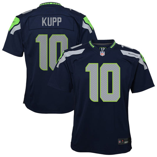Youth Seattle Seahawks Cooper Kupp Nike College Navy Game Jersey - Image 1
